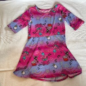 Dreamworks Pink and Purple Kids Casual Dress